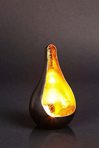 Oriental Style Tealight Holder Black - Gold