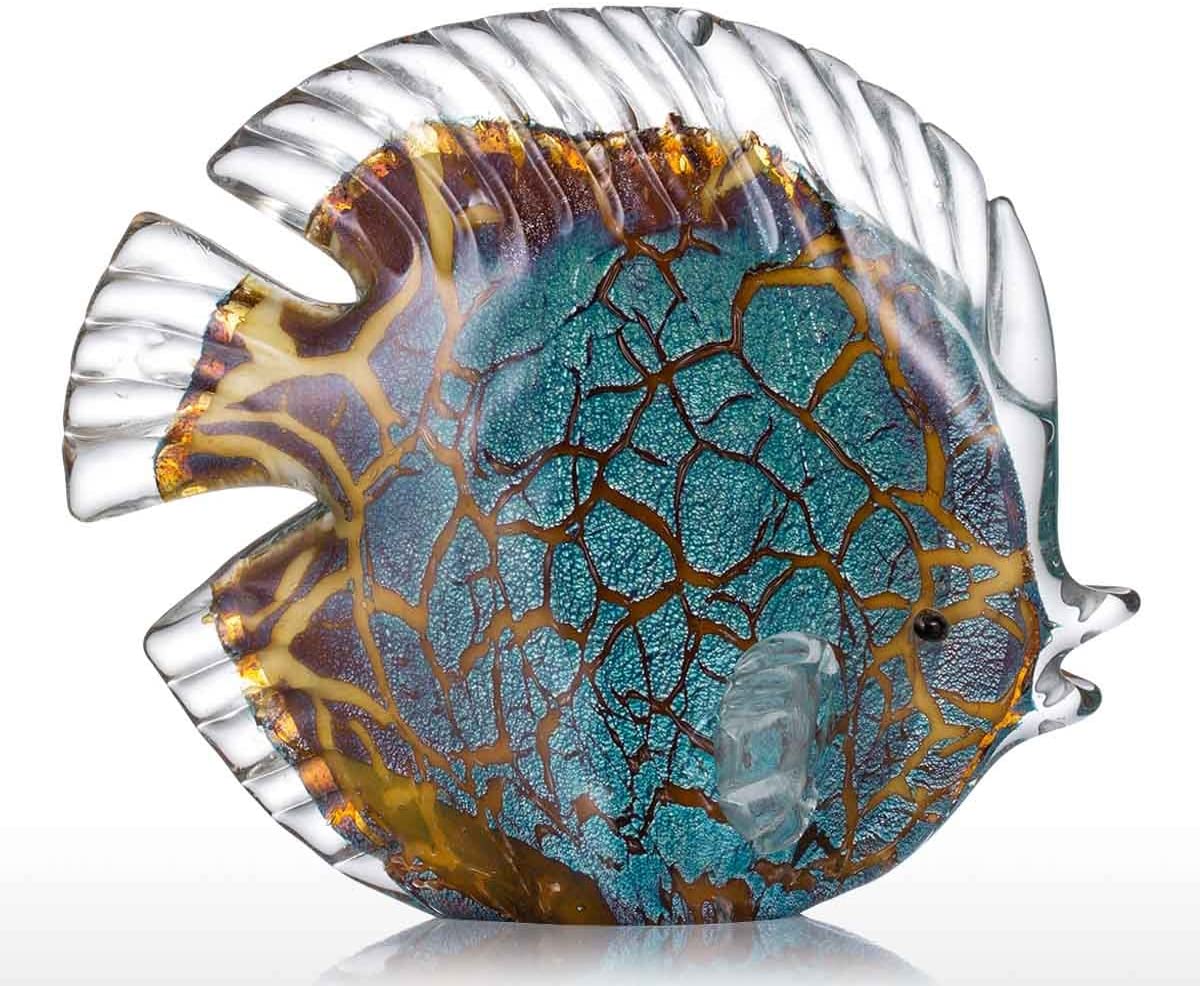 Glass Exotic Fish Sculpture (3 models)